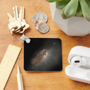 Het interstellaire object Oumuamua. Sleutelhanger