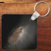 Het interstellaire object Oumuamua. Sleutelhanger (Achterkant)