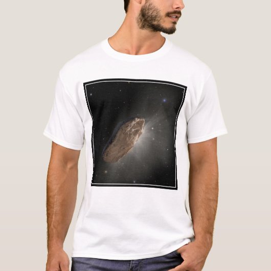 Het interstellaire object Oumuamua. T-shirt (Voorkant)