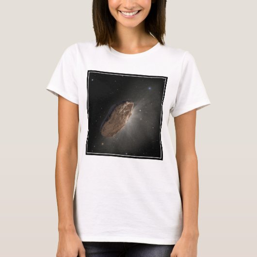 Het interstellaire object Oumuamua. T-shirt (Voorkant)