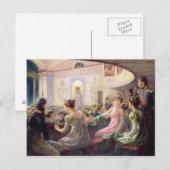 Het interval bij het Theater Briefkaart (Voorkant / Achterkant)