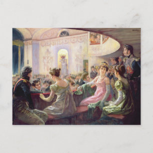 Het interval bij het Theater Briefkaart