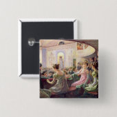 Het interval in het theater vierkante button 5,1 cm (Voorkant /achterkant)