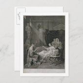 Het interview met Augustus en Cleopatra, gegraveer Briefkaart (Voorkant / Achterkant)