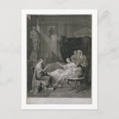 Het interview met Augustus en Cleopatra, gegraveer Briefkaart (Voorkant)