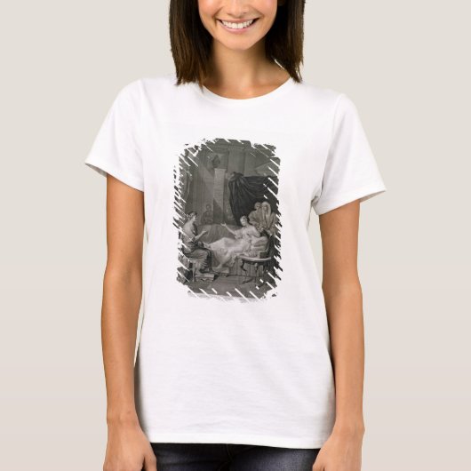 Het interview met Augustus en Cleopatra, gegraveer T-shirt (Voorkant)