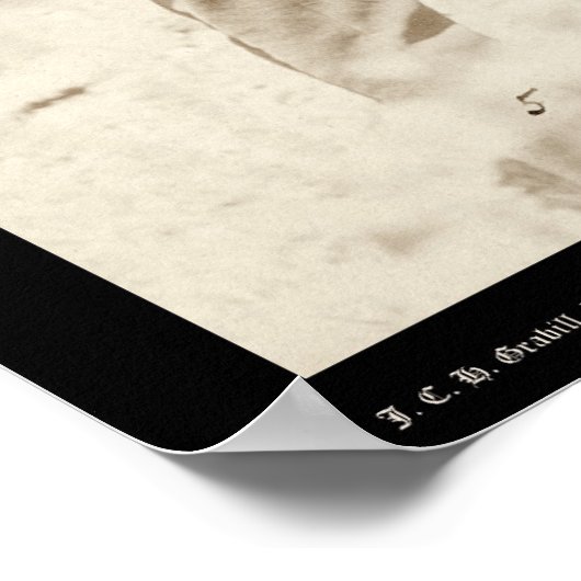 Het interviewen van drie Cheyenne-indianen SD 1887 Poster (Hoek)