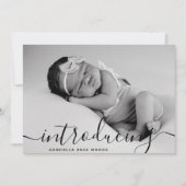 Het introduceren van de Aangepaste Foto van het Ma Aankondiging (Voorkant)