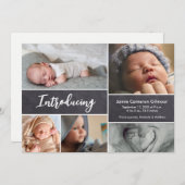 Het introduceren van de de foto's van het manuscri aankondiging (Voorkant / Achterkant)