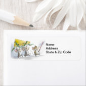 Het invoeren van het etiket van de kerstkaas (Insitu)