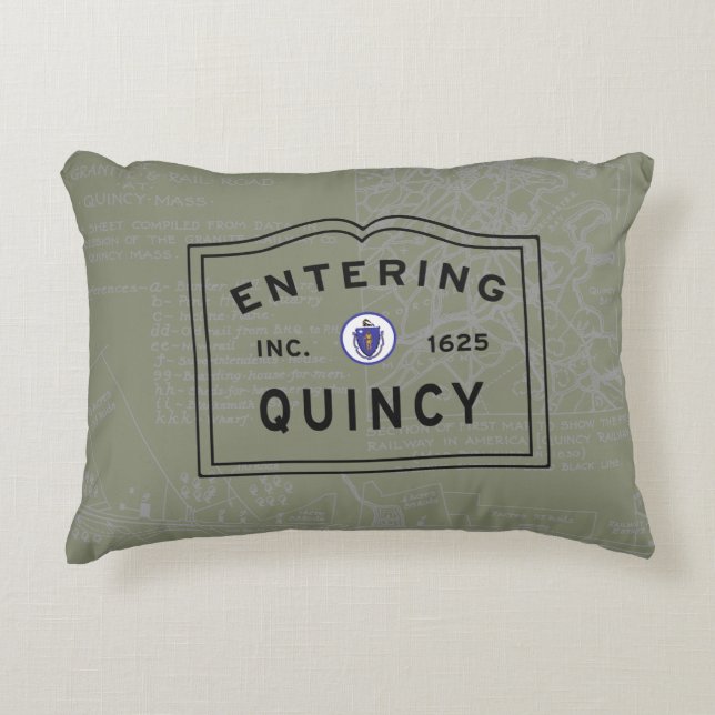 Het invoeren van Quincy MA Accent Pillow Accent Kussen (Voorkant)