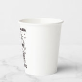 Het invullen van de thee sinds 1773, patriottisch, papieren bekers (Links)