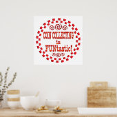 Het inzamelen van munten is FUNtastic Poster (Keuken)