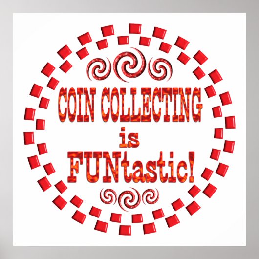 Het inzamelen van munten is FUNtastic Poster (Voorkant)