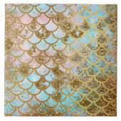 Het iriserende Roze Goud schittert de Schalen van Tegeltje (Voorkant)