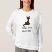 Het irrelevante kattenShirt T-shirt (Voorkant)