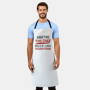 Het irriteren van de Chef zou een enorme gemiste S Schort