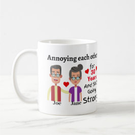 Het irriteren van elkaar koffie mok