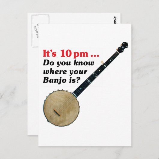 Het is 10 uur... Briefkaart (Voorkant / Achterkant)