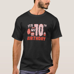 Het is 10e verjaardag, 10-jarige meisjes 10 dubbel t-shirt