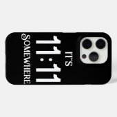 Het is 11:11 ergens numerologie manifesterend geta Case-Mate iPhone case (Achterkant (horizontaal))