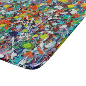 Het is 1999 6x7 deco Glass Cutting Board Snijplank (Hoek)