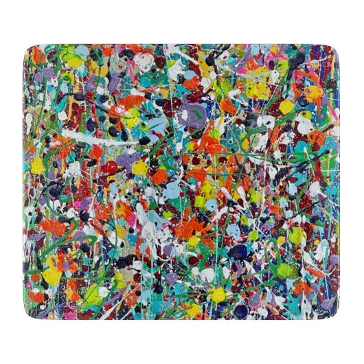 Het is 1999 6x7 deco Glass Cutting Board Snijplank (Voorkant)