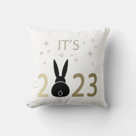 Het is 2023 konijn kussen