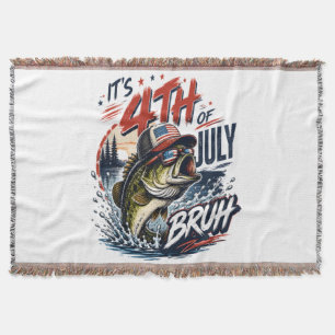 Het is 4 juli Baars Brute Vissen Deken