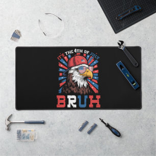 Het is 4 juli bro Bald Adelaar Patriottisch Bureaumat