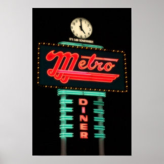 Het is 5:00 ergens.. foto van Derrick W. Black Poster