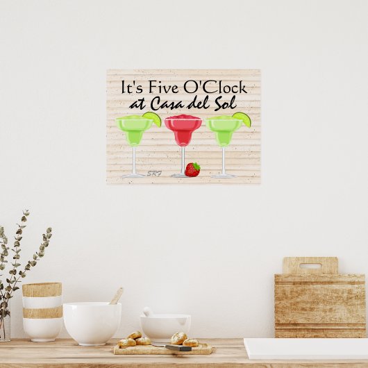 Het is 5:00 ergens - SRF Poster (Keuken)