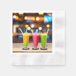 Het is 5 uur ergens cocktailservetten servet