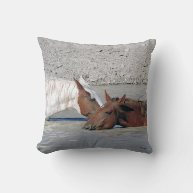 Het is 5 uur op een plek waar het is. kussen (Voorkant)