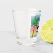 Het is 5 uur op een plek waar het is. | Tropisch w Shot Glas (Links)