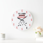 Het is 5 uur overal. grote klok (Huis)