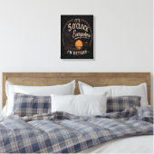 Het is 5 uur overal, ik ben met pensioen Grappig Canvas Afdruk (Insitu (Slaapkamer))