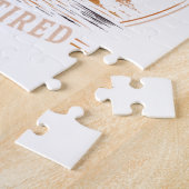 Het is 5 uur overal, ik ben met pensioen Grappig Legpuzzel (Zijkant)