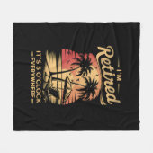 Het is 5 uur overal waar ik in de gevangenis zit fleece deken (Voorkant (Horizontaal))