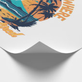 Het is 5 uur overal waar ik met pensioen ben cadeaupapier (Hoek)