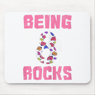 Het is 8 Rocks Birthday Girl-beklimming Muismat