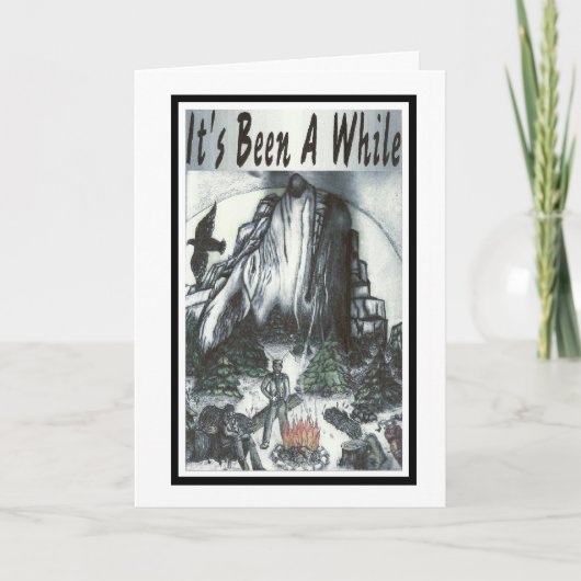 Het is A terwijl het Denken van de Fietser aan u Kaart (Voorkant)