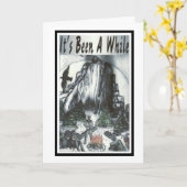 Het is A terwijl het Denken van de Fietser aan u Kaart (Gele Bloem)