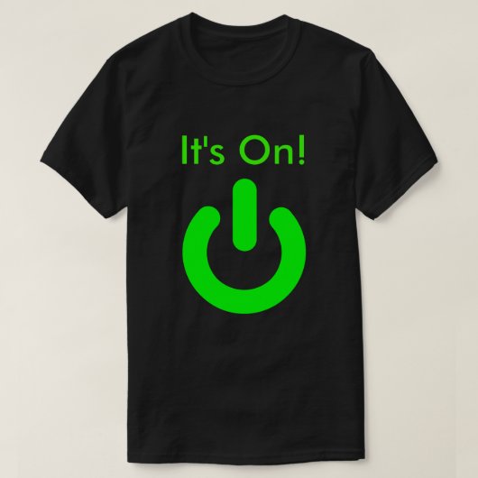 "Het is aan" T Shirt (Design voorkant)