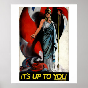 Het is aan U (Britannia)_Propaganda Poster