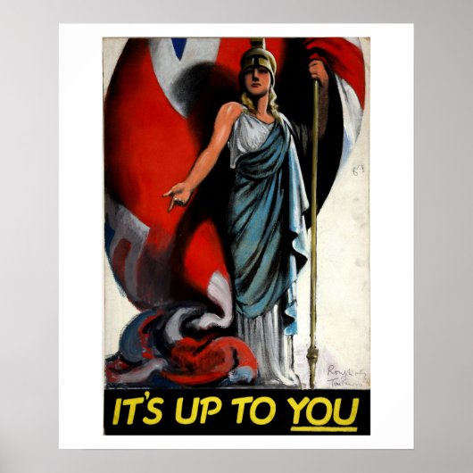 Het is aan U (Britannia)_Propaganda Poster (Voorkant)