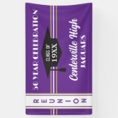 Het is aangepast! 50ste klasreüniebanner spandoek (Verticaal)