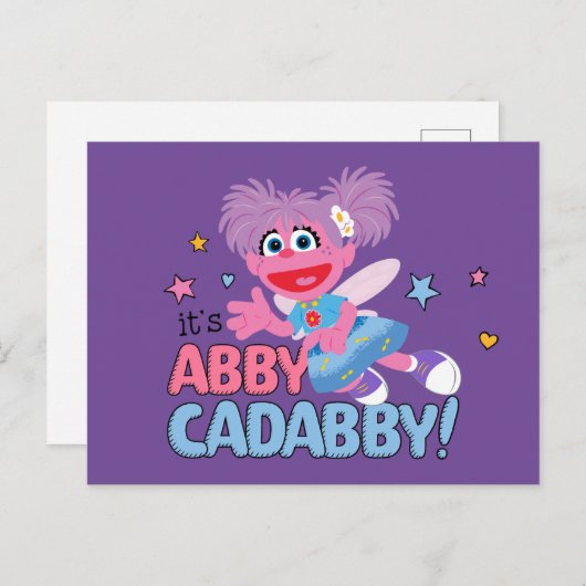 Het is Abby Cadabby. Briefkaart (Voorkant / Achterkant)
