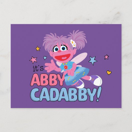 Het is Abby Cadabby. Briefkaart (Voorkant)