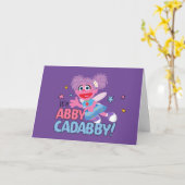 Het is Abby Cadabby. Kaart (Gele Bloem)